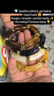💎 Jewellery chhoti si, par look ka impact bada! 😍
Bangles