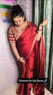🌙✨ Karwa Chauth look, now super easy! ❤️
Ready-to-wear sar
