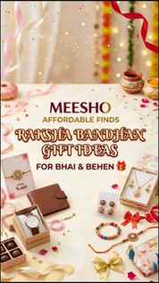 Affordable Rakhi gifts from Meesho 🎁✨

3 cute pendant/neckl
