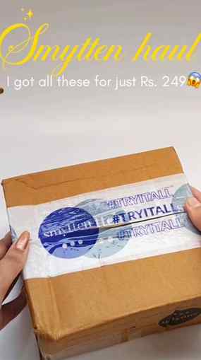 @getsmytten
✨ Smytten Haul is here! 🛍️💗
A little unboxin