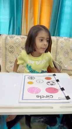 “Wait… she’s learning this already? 🥹🎨”
#PreschoolLearning