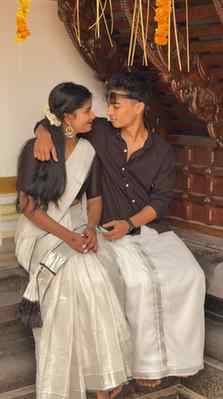 When Onam comes, we go traditional 🤍
#couple #trending #ex
