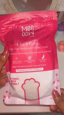 ✨ Unwanted hair = Zero ✨
Meeoow Wax Powder ke saath bas 10 m