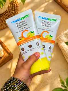 "Mamaearth" Vitamin-C facewash....!!💛
My 2nd PR from @mama