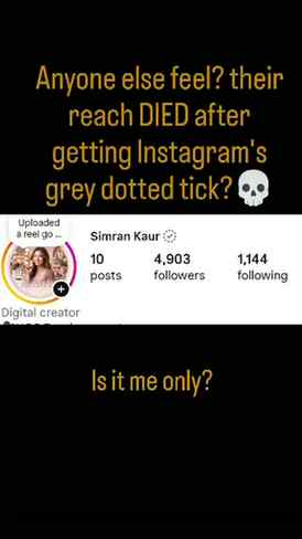 Grey tick mila...
aur reach gai...💀
@instagram- explain thi