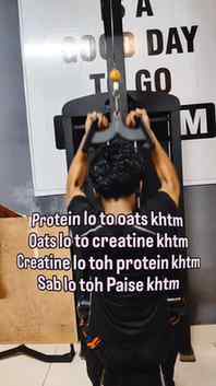 Gym ki membership bhi khtm 🥲
#gym #gymrat #gymreel #protei