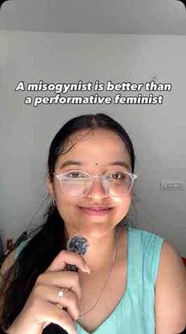 A misogynist is better than a performative feminist. Someone