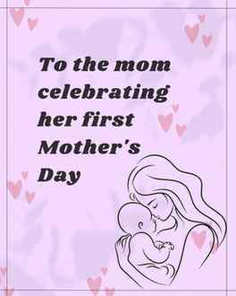 Share this with a first-time mom who deserves to feel celebr