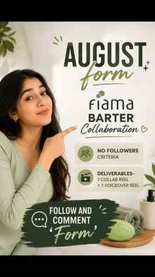 ✨ Fiama August Barter Collaboration Form is LIVE! 💚

No fol