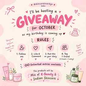 🎀 BIRTHDAY GIVEAWAY ALERT! 🎀
My birthday is coming up in