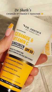 Glow, protect & brighten every day with Dr. Sheth's Ceramide