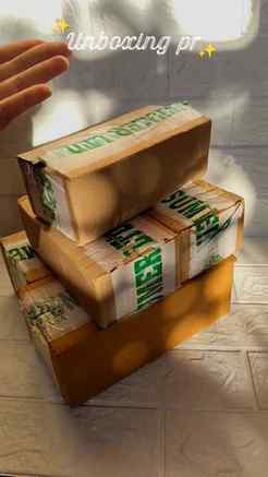 Unboxing pr from honasa 💕 #collab #reels #instagram #ugc #s
