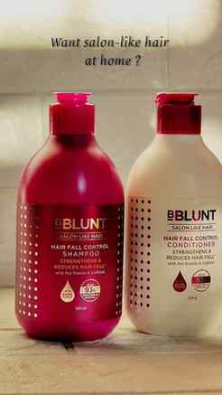 Healthy, smooth & salon-like hair with BBLUNT Shampoo & Cond