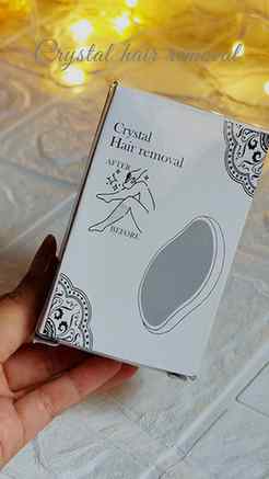 Crystal hair removal #reels #skincare #ugc #reelsinstagram #