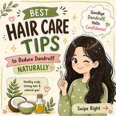 ✨ Dandruff bothering you? Let’s care for your scalp naturall