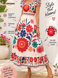 🌸 Comment “LINK” to shop this gorgeous floral maxi dress! ✨