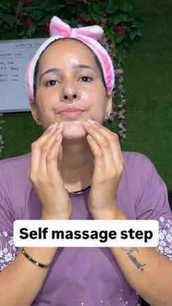 Facial massage step part-1 #facial #skincare