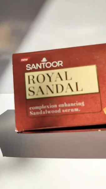 Tried something new – Santoor Sandal Soap with sandalwood se