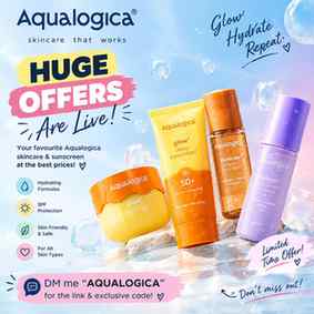 ✨ Aqualogica Offers Are LIVE! ✨
🛍️ Amazing deals + Exclusiv