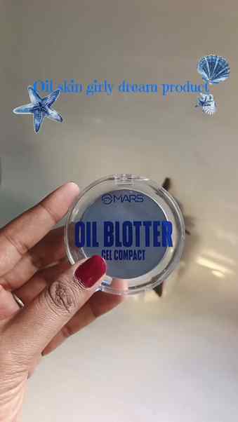 Oil girly dream product @reachedmars OIL BLOTTER GEL COMPECT