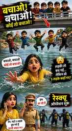 गये थे बचाने खुद डूब गये #RescueGoneWrong 😂
#WhereDidTheHer