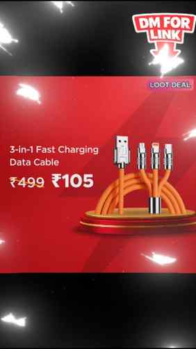 3-in-1 Fast Charging Retractable Data Cable (120W) 3 | USB T