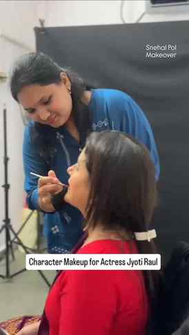 Character Makeup 💄
actress @jyotiraul999
Makeup artist