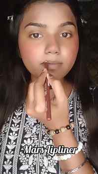 Mars lip liner #makeup #lipliner #makeupartist #fypppppppppp