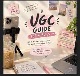 Want to break into UGC but feeling stuck at square one? 🤍 Y