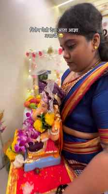 And just like that… Bappa’s first stay at our home comes to