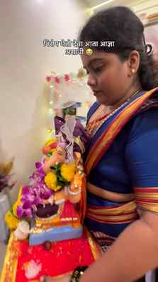 And just like that… Bappa’s first stay at our home comes to