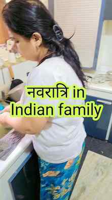 नवरात्रि in Indian family #navratrispecial #jaimatarani #vas
