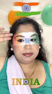 Happy 79th Independence Day to all
Just a small try to tribu