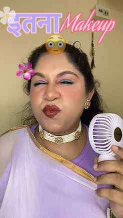 इतना Makeup 💄💋
Bhai sab ki baat hoti toh use Art and ji ko