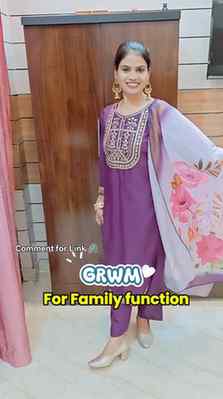 GRWM for a family function 
@meeshoapp

Baki Follow karlo Or