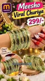 ✨ Meesho Viral Churiya Set JUST ₹299/-!
✨Itna gorgeous look
