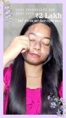 Just a girl falling in love with her skin after one mask. ✨�