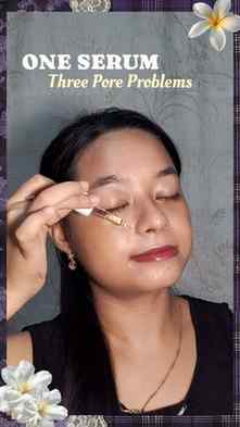 One serum. Three pore problems. ✨
If excess oil, blackheads 
