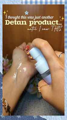 Stubborn tan and dull-looking skin? ✨ This little detan step