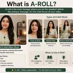 Aap zyada kis type ki reels banate ho—Face wali (A-Roll) ya 