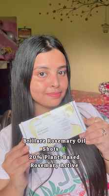 My 4-week hair care journey with Brillare Rosemary Oil Shots