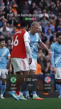 Gabriel vs. Haaland. Arsenal vs. Man City has officially arr