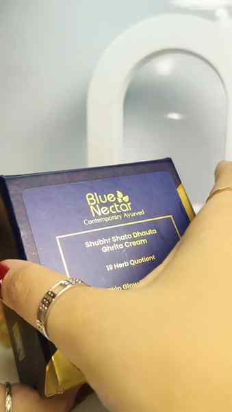 BLUE NECTAR ANTI - AGING CREAM 

Made by washing pure cow gh