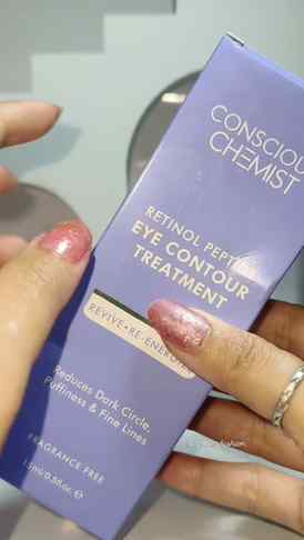 Conscious Chemist Retinol Peptide Under Eye Cream is a targe