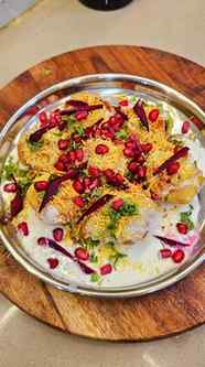 Chatpati Dahi Puri Chaat  #streetfood #chaat #trending #vira