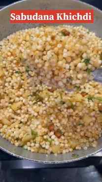 Navratri Special Non Sticky  Sabudana Khichdi #navratri #vra