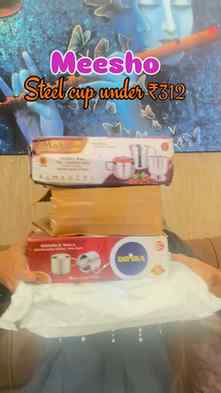 Meesho find cute steel cup for tea lovers under budget… if I