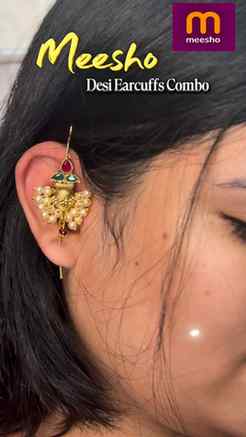 Marathi look ko complete karne ke liye ye earcuffs combo kit