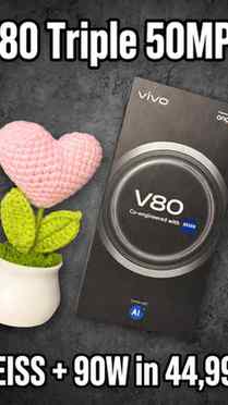 Vivo V80 ne toh hadh hi kar di! 😳
Rs.44,999 me Triple 50MP