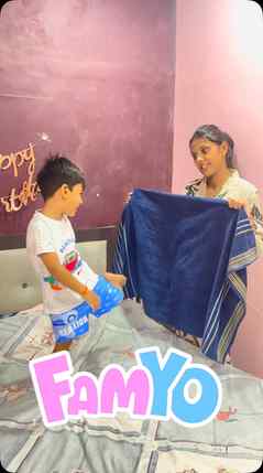 No more struggling after bath time! 🛁💙

The Famyo Bath Tow